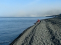 Cottonwood RV Park - Kuane Lake View & Blowing Dust Plumes to the South