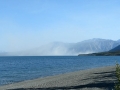 Cottonwood RV Park - Kluane Lake & Blowing Dust Plumes to the South