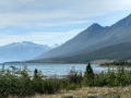 Looking Across Kluane Lake Towards Cottonwood RV Park