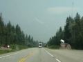 Smoky skies along the Yellowhead Highway, BC-16