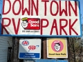 Downtown RV Park - Sign