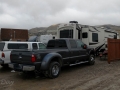 Our rig at Rock Springs KOA, Rock Springs, Wyoming