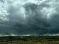 I-80 near Rawlins, Wyoming - Scattered showers, thunderstorms, sleet and snow showers!