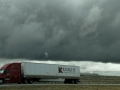 I-80 near Rawlins, Wyoming - Scattered showers, thunderstorms, sleet and snow showers!