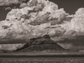 Clouds over Factory Butte