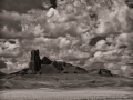 Clouds over the Lost Fortress at Factory Butte