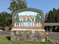 Glacier National Park - West Glacier Sign