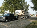 Our Rig at the Hardin KOA