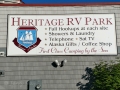 Heritage RV Park - Sign