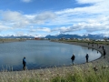 Fishermen at Homer Spit Lagoon