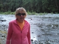 Kim at Lincoln Creek, Staircase, Olympic National Park