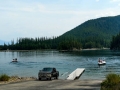 Boat Dock at Hungry Horse Reservoir