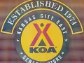 Kansas City East KOA - Sign