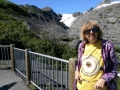 Kim at Worthington Glacier