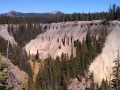 Ash gorge at Crater Lake National Park, Oregon