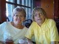 Having lunch with Kim's friend, Loraine, in Bend, Oregon