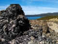 Obsidian Outcrop - Big Obsidian Flow, Lava Lands, Oregon