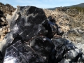 Obsidian Outcrop - Big Obsidian Flow, Lava Lands, Oregon