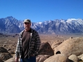 Jerry at the Alabama Hills, near Lone Pine, CA