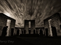 Maryhill Stonehenge by Night (b/w)