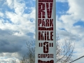 Mile 0 Campsite - Sign