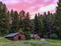 Garnet Ghost Town State Park - Cabins at Sunset