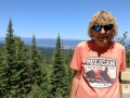 Kim at Overlook Near Garnet Ghost Town State Park