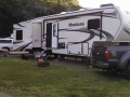 Our rig at Neskowin Creek RV Resort