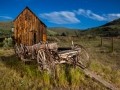 Bannack State Park/Ghost Town - Wagon & Shed