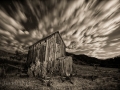 Bannack State Park/Ghost Town - Shed - black & white