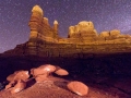 Locomotive Rock Nightscape #3, Bluff, Utah