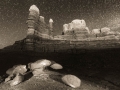 Locomotive Rock Nightscape #2, Bluff, Utah