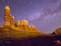 Locomotive Rock Nightscape #5, Bluff, Utah