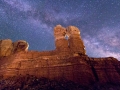 Twin Rocks Nightscape #2, Bluff, Utah