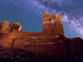 Twin Rocks Nightscape #3, Bluff, Utah