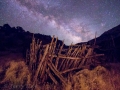 Corral and Milky Way at Chew Ranch - Dinosaur National Monument, Utah/Colorado