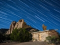 Swasey Cabin StarTrails, San Rafael Swell, Utah