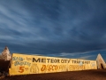 Moonrise at Meteor City Trading Post - Historic Route 66 - Winslow, AZ