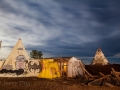 Moonrise at Meteor City Trading Post - Historic Route 66 - Winslow, AZ