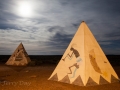 Teepees at Meteor City Trading Post - Historic Route 66 - Winslow, AZ