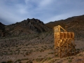 Moonlit Mine Frame on Cerro Gordo Road