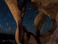 Star Trails Over Cyclops/Triple Arch - Alabama Hills, California