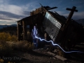 Ghost photographer at Chemung Mine ruins