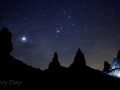 Trona Pinnacles - Night Photographer at Work