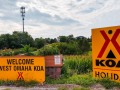 West Omaha KOA - Entrance - Omaha, Nebraska