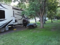 Our rig at Peach Beach RV Park