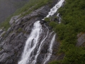 Portage Glacier Tour - Waterfall