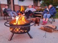 Relaxing with family in Iowa