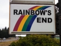 Rainbows End RV Park Sign