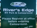 River's Edge RV Park - Sign